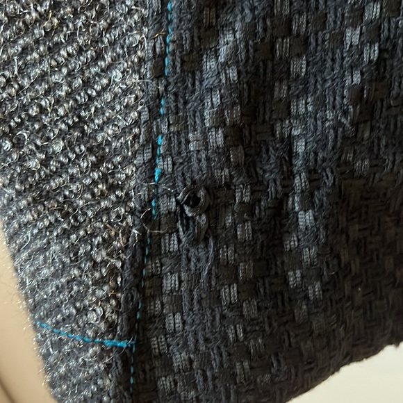 Desigual Metallic Wool Coat - Picture 7 of 8